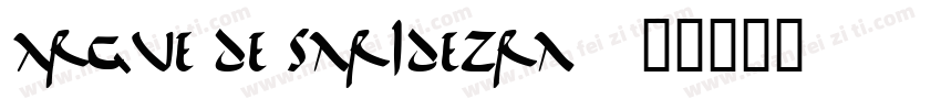 Argue de Saridezra字体转换